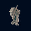 Turtlefolk Traveller - EC3D | DnD | Male | Villager | Tortle | Adventurer | 32mm | Pathfinder | commoner | TTRPG | Wargaming |