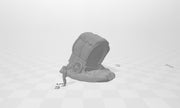 Broken Snowy Wagon - EC3D | DnD | Tabletop Terrain | Snow | Scatter Scenery | 32mm | Pathfinder | Frostgrave | TTRPG | Wargaming
