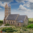 Norman Church - King and Country, DnD 5E, Pathfinder 2E 15mm, 28mm, 32mm, wargaming terrain, scatter scenery D&D medieval classic