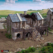 Ruined Black Rock Barracks - King and Country, DnD, Pathfinder, 15mm, 28mm, 32mm, wargaming terrain, scatter scenery D&D medieval