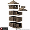Ruined Black Rock Keep - King and Country, DnD, Pathfinder, 15mm, 28mm, 32mm, wargaming terrain, scatter scenery D&D medieval