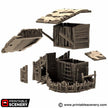 Large Shanty - King and Country, DnD, Pathfinder, 15mm, 28mm, 32mm, wargaming terrain, scatter scenery D&D medieval