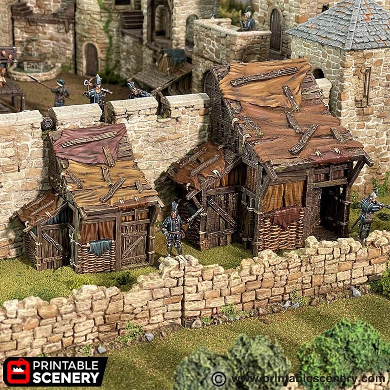 Small Shanty - King and Country, DnD, Pathfinder, 15mm, 28mm, 32mm, wargaming terrain, scatter scenery D&D medieval