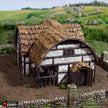 Medieval Country Stables - King and Country, DnD, Pathfinder, 15mm, 28mm, 32mm, wargaming terrain, catter scenery D&D village