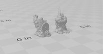 Frozen Dwarf and Human - Winds of Wintertide - Heroes Hoard | DnD | Tabletop Terrain | Scatter Scenery | Pathfinder | Wargaming