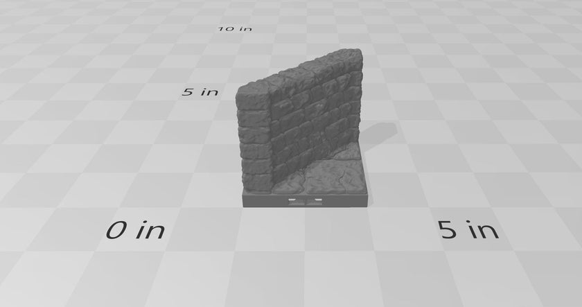 Dungeon Style Walls - DnD 5E, Pathfinder 2E - DragonLock Fat Dragon Games, Tabletop Terrain | 1