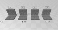 Dungeon Style Walls - DnD 5E, Pathfinder 2E - DragonLock Fat Dragon Games, Tabletop Terrain | 1