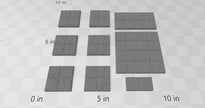 Dungeon Style Floor Tiles - DnD 5E, Pathfinder 2E - Dungeon Tiles, DragonLock Fat Dragon Games, Terrain | 1