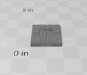 Dungeon Style Stairs Tiles - DnD 5E, Pathfinder 2E - Dungeon Tiles, DragonLock, Fat Dragon Games, Terrain | 1