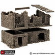 Ruined King Stables - King and Country, DnD, Pathfinder, 15mm, 28mm, 32mm, wargaming terrain, scatter scenery D&D medieval