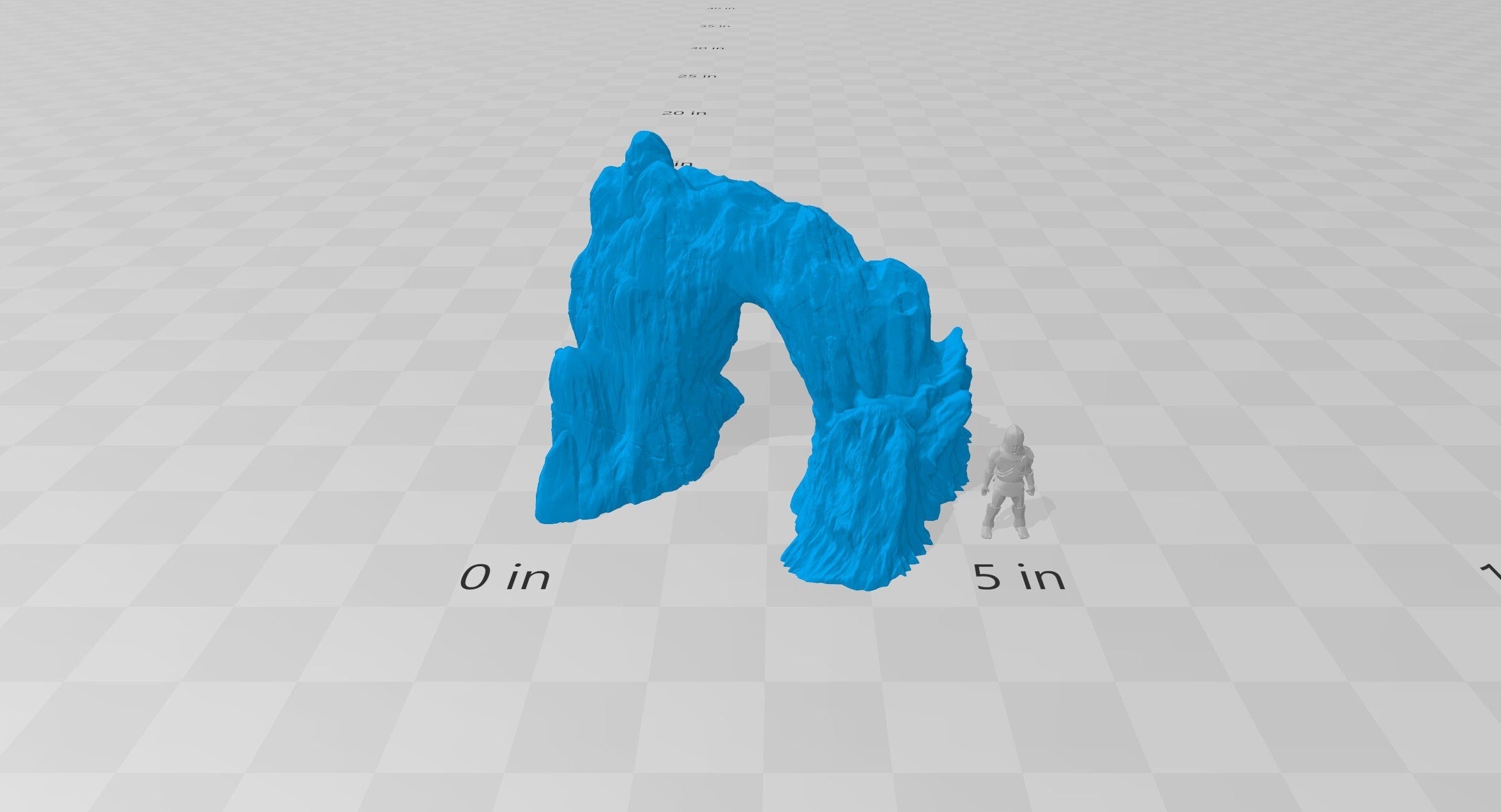 Ice Archway Terrain - Winds of Wintertide - Heroes Hoard, DnD, Tabletop Terrain, Scatter Scenery | 32mm | Pathfinder