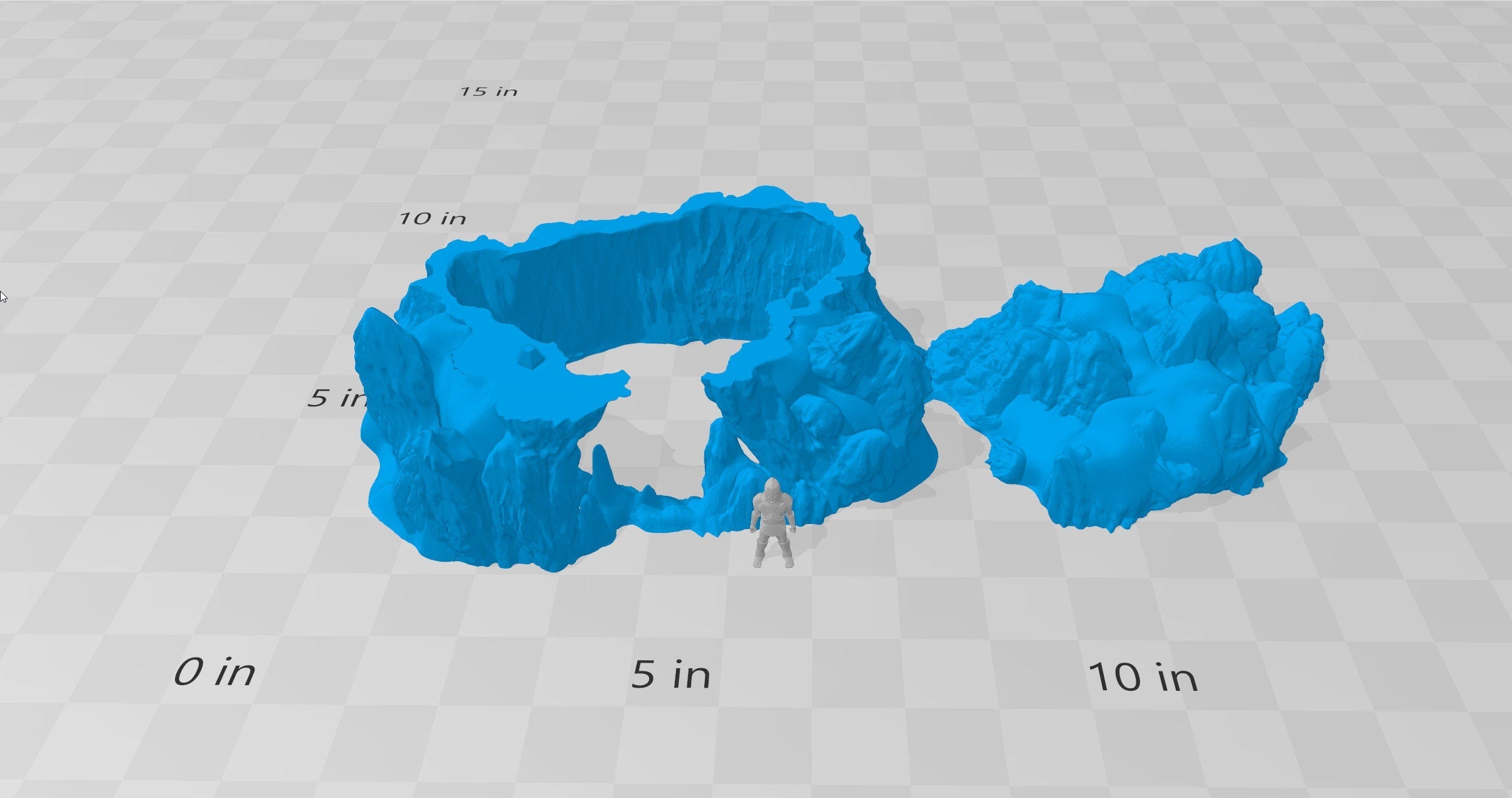 Ice Cave - Wilds of Wintertide - Heroes Hoard, DnD, Tabletop Terrain, Scatter Scenery | 32mm | Pathfinder