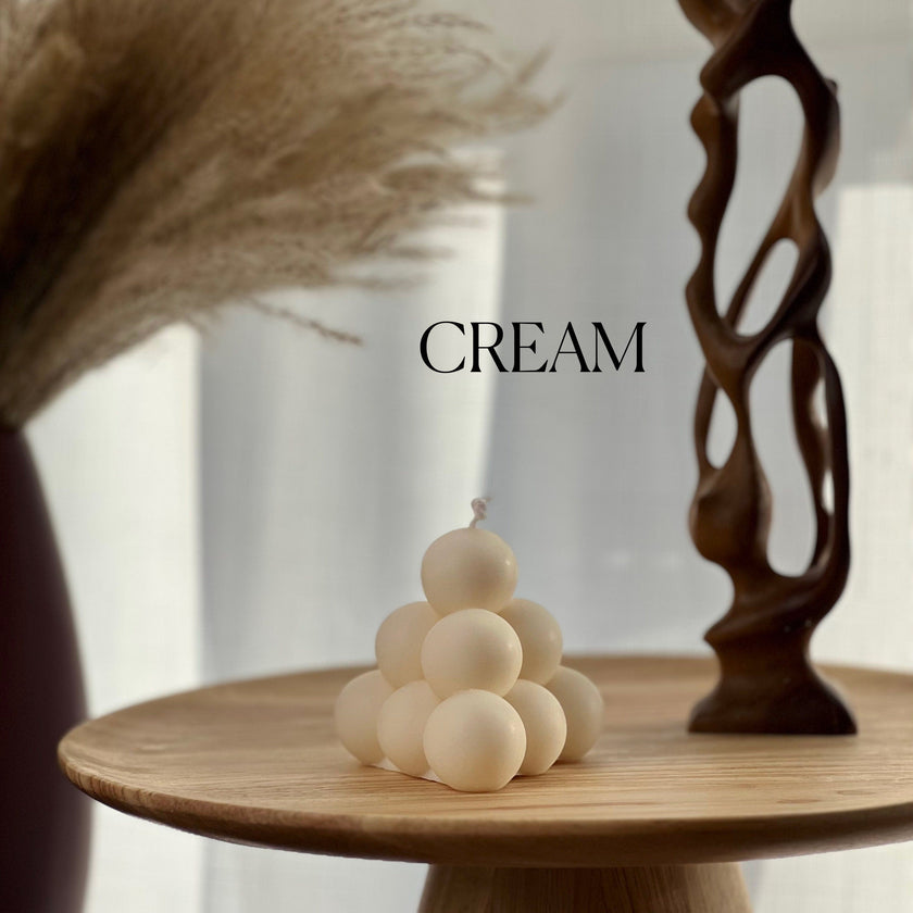 Bubble Pyramid Soy Candle | Home Decor