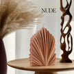 Palm Leaf Soy Candle | Sculptural Home Decor