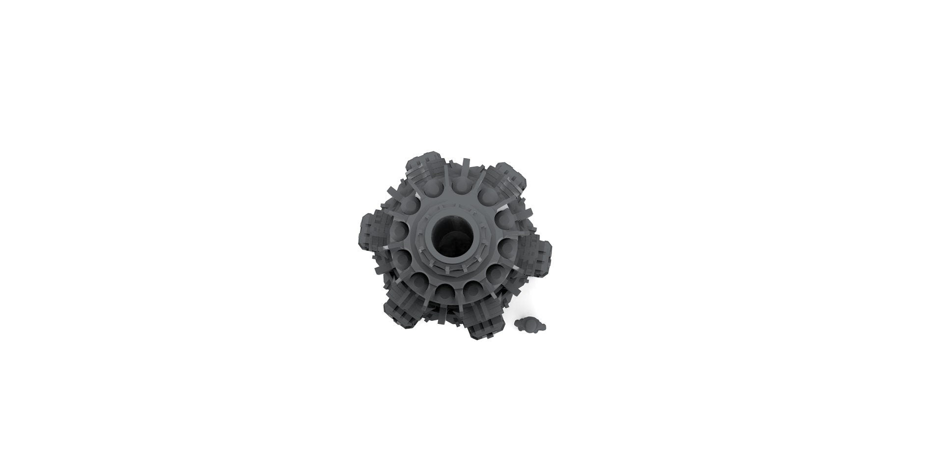 Terra Forma Facility - Gothic Scifi terrain - Infinity, Legion, Sci-fi, Scifi, Cyberpunk, tabletop, Scatter Scenery 32mm 28mm