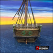 Dhow - The Lost Ships, DnD 5E, Pathfinder 2E 15mm 28mm 32mm, wargaming terrain, scatter scenery, D&D age of sail pirate