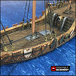 Dhow - The Lost Ships, DnD 5E, Pathfinder 2E 15mm 28mm 32mm, wargaming terrain, scatter scenery, D&D age of sail pirate