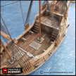 The Fluyt - The Lost Ships, DnD 5E, Pathfinder 2E 15mm 28mm 32mm, wargaming terrain, scatter scenery, D&D age of sail pirate
