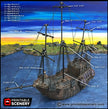 The Black Ship - The Lost Ships, DnD 5E, Pathfinder 2E 15mm 28mm 32mm, wargaming terrain, scatter scenery, D&D age of sail pirate