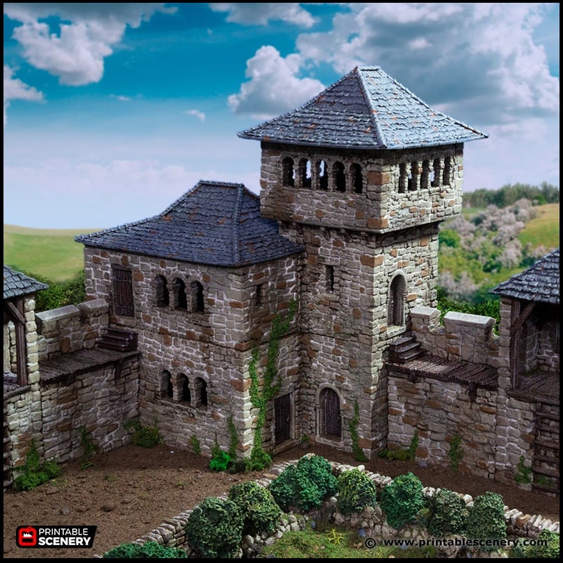 The Kings Quarters - King and Country, DnD, Pathfinder, 15mm, 28mm, 32mm, wargaming terrain, scatter scenery D&D medieval