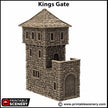 King's Gate - King and Country, DnD, Pathfinder, 15mm, 28mm, 32mm, wargaming terrain, scatter scenery D&D medieval castle
