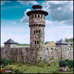 King's Round Tower - King and Country, DnD, Pathfinder, 15mm, 28mm, 32mm, wargaming terrain, scatter scenery D&D medieval castle