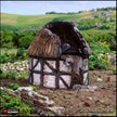 Ruined Small Round House - King and Country, DnD, Pathfinder, 15mm, 28mm, 32mm, wargaming terrain, scatter scenery D&D medieval