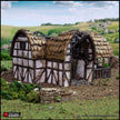 Ruined Country Stables - King and Country, DnD, Pathfinder, 15mm, 28mm, 32mm, wargaming terrain, scatter scenery D&D village