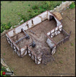 Ruined Country Stables - King and Country, DnD, Pathfinder, 15mm, 28mm, 32mm, wargaming terrain, scatter scenery D&D village