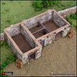 King Stables - King and Country, DnD, Pathfinder, 15mm, 28mm, 32mm, wargaming terrain, scatter scenery D&D medieval