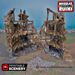 Mayor's Townhouse - Shadowfey Ruins, DnD, Pathfinder 15mm, 28mm, 32mm, wargaming scenery, bolt action, tabletop terrain, building
