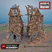Mayor's Townhouse - Shadowfey Ruins, DnD, Pathfinder 15mm, 28mm, 32mm, wargaming scenery, bolt action, tabletop terrain, building