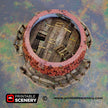 Haunted Windmill - Shadowfey Ruins, DnD, Pathfinder 15mm, 28mm, 32mm, wargaming scenery, bolt action, tabletop terrain, building