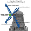 Haunted Windmill - Shadowfey Ruins, DnD, Pathfinder 15mm, 28mm, 32mm, wargaming scenery, bolt action, tabletop terrain, building