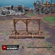 Gallows Square - Shadowfey Ruins, DnD, Pathfinder 15mm, 28mm, 32mm, wargaming scenery, tabletop terrain, building, scatter