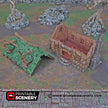 Mimic House - Shadowfey Ruins, DnD, Pathfinder 15mm, 28mm, 32mm, wargaming terrain, haunted, scatter, building, medieval