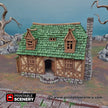 Perfectly Normal House - Shadowfey Ruins, DnD, Pathfinder 15mm, 28mm, 32mm, wargaming terrain scatter, building, medieval