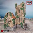 Bell Tower and Sept - Shadowfey Ruins, DnD, Pathfinder 15mm, 28mm, 32mm, wargaming scenery, belltower, building, D&D