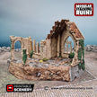 Bell Tower and Sept - Shadowfey Ruins, DnD, Pathfinder 15mm, 28mm, 32mm, wargaming scenery, belltower, building, D&D