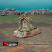 Hallowed Mausoleum Chapel - Shadowfey Ruins DnD, Pathfinder, 15mm, 28mm, 32mm, wargaming terrain, scenery graveyard, cemetery, D&D