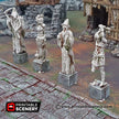 Guardian Statues - Shadowfey Ruins, DnD, Pathfinder, 15mm, 28mm, 32mm, wargaming terrain, scatter, sculpture, D&D, scenery