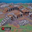 Ruined Bridge Spans - Shadowfey Ruins, DnD, Pathfinder, 15mm, 28mm, 32mm, wargaming terrain, scatter, causeway, D&D, scenery