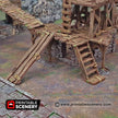 Gangways, Stairs and Ladders - Shadowfey Ruins, DnD, Pathfinder, 15mm, 28mm, 32mm, wargaming terrain, scatter, D&D, scenery