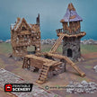 Gangways, Stairs and Ladders - Shadowfey Ruins, DnD, Pathfinder, 15mm, 28mm, 32mm, wargaming terrain, scatter, D&D, scenery