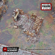 Squatter Townhouse - Shadowfey Ruins, DnD, Pathfinder 15mm, 28mm, 32mm, wargaming terrain, modular building, D&D bolt action