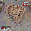 Squatter Townhouse - Shadowfey Ruins, DnD, Pathfinder 15mm, 28mm, 32mm, wargaming terrain, modular building, D&D bolt action