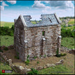 Ruined Norman Keep - King and Country, DnD, Pathfinder, 15mm, 28mm, 32mm, wargaming terrain, scatter scenery D&D medieval castle