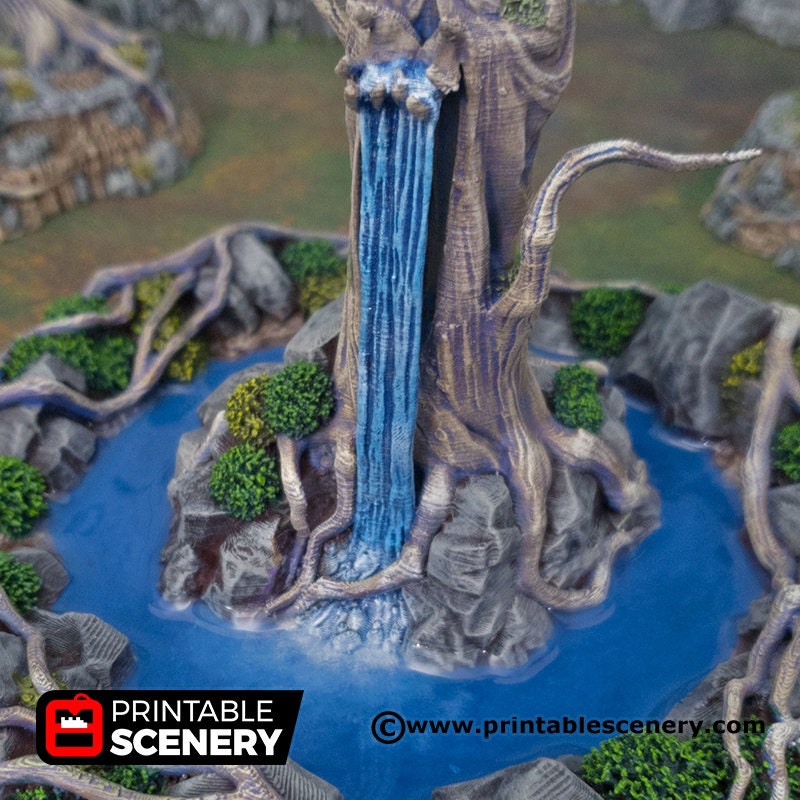 Feywood Shrine - Shadowfey Wilds, DnD 5E, Pathfinder 2E 15mm, 28mm, 32mm, wargaming terrain, scatter scenery, D&D bolt action,