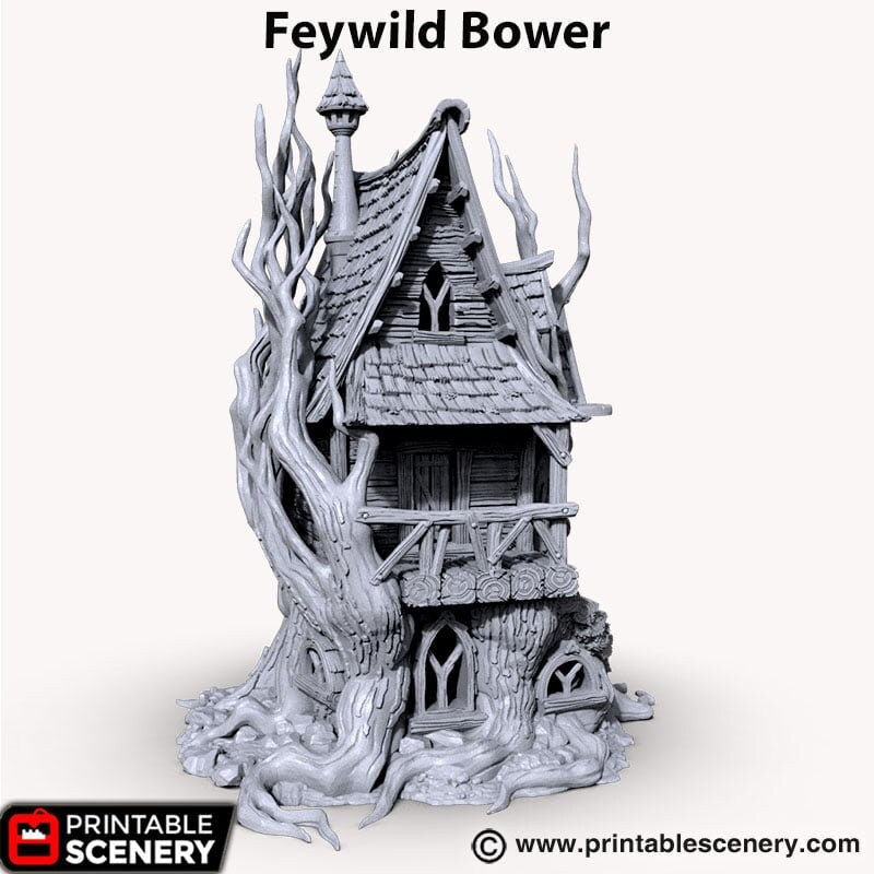 Feywild Bower - Shadowfey Wilds, DnD 5E, Pathfinder 2E 15mm, 28mm, 32mm, wargaming terrain, scatter scenery, D&D bolt action