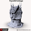 Feywild Cottage - Shadowfey Wilds, DnD 5E, Pathfinder 2E 15mm, 28mm, 32mm, wargaming terrain, scatter scenery, D&D bolt action